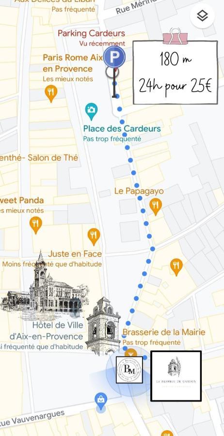 Le Beffroi De Gaston Climatise Lejlighed Aix-en-Provence Eksteriør billede